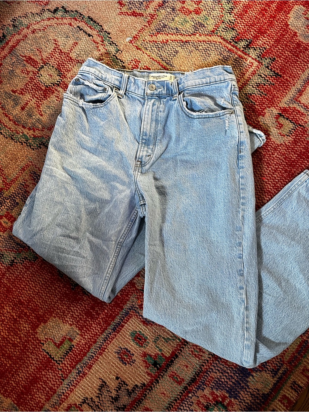 Abercrombie & Fitch Light Blue Women's Jeans
